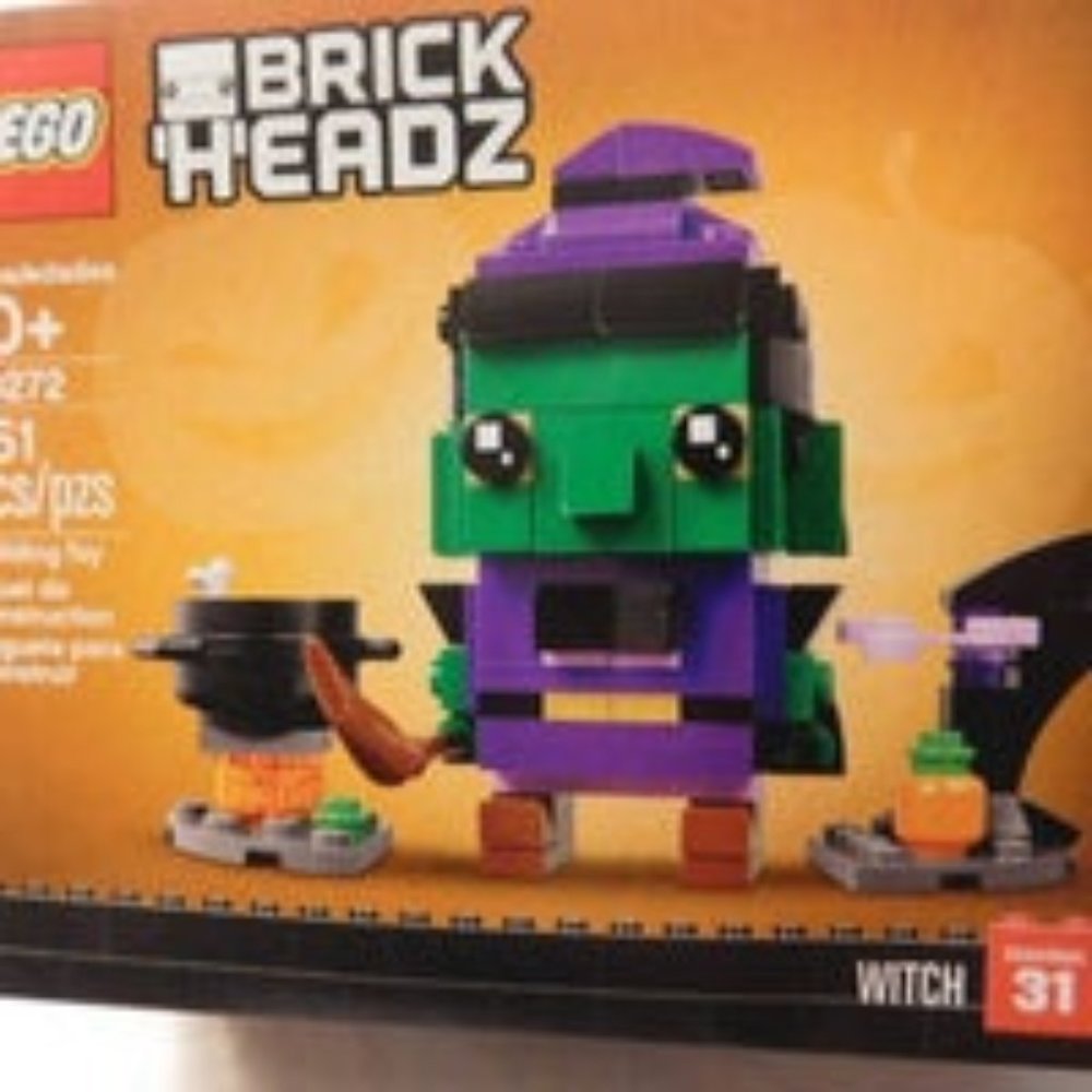 Lego Brick Headz Halloween Witch NEW IN BOX